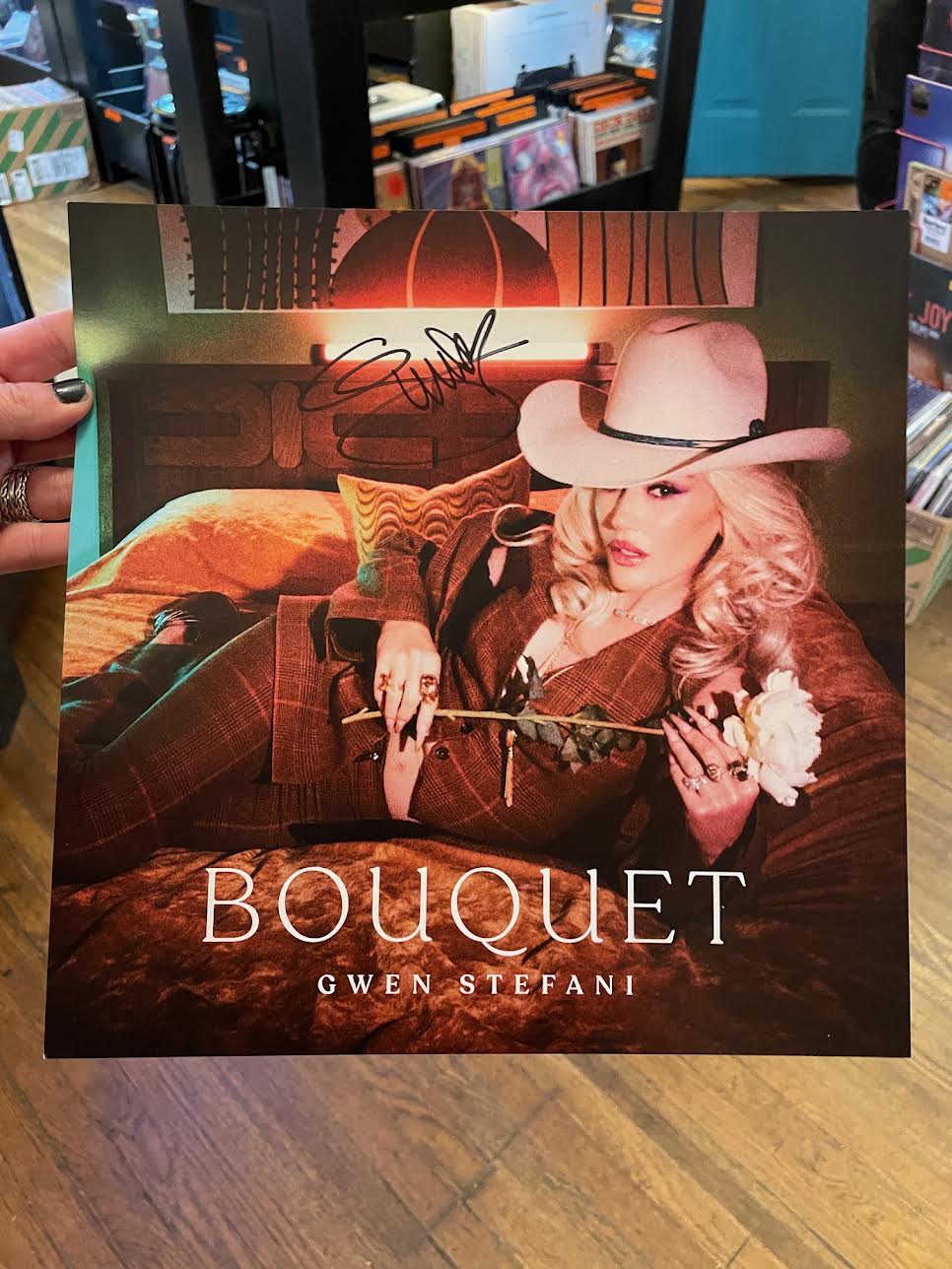 Gwen Stefani - Bouquet LP (SIGNED INSERT, Indie Exclusive, Champagne Colored Vinyl) LIMIT 1 PER PERSON