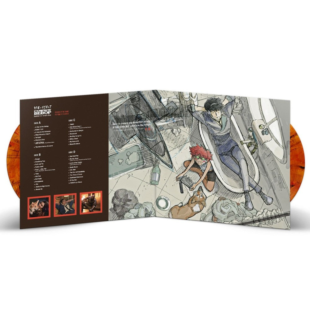 Seatbelts – Cowboy Bebop: Soundtrack From The Netflix Series 2LP (Red & Orange Vinyl, Gatefold)