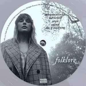 Taylor Swift - Folklore 2LP (Used Vinyl, Pink Vinyl, Edition No. 8 "Clandestine Meetings")