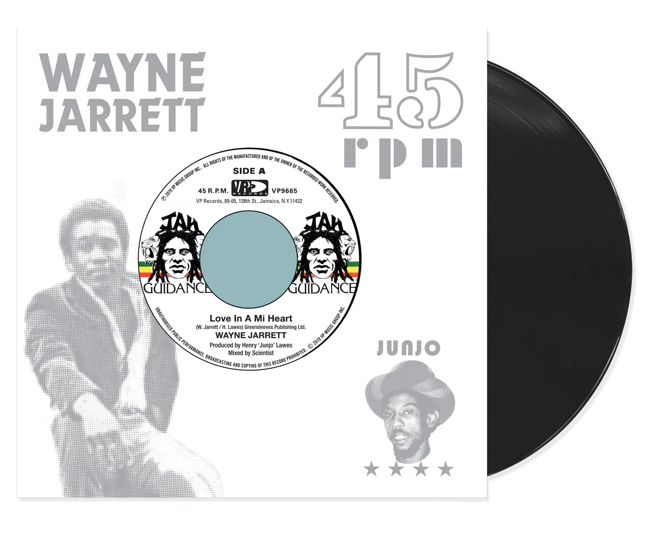Wayne Jarrett - Love In A Mi Heart b/w Blood On His Lips 7"