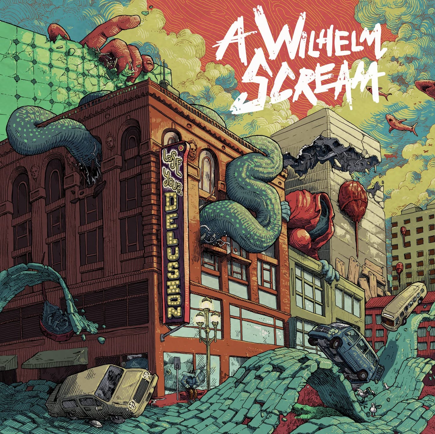 A Wilhelm Scream – Lose Your Delusion LP (Red & Black Vinyl, Gatefold)