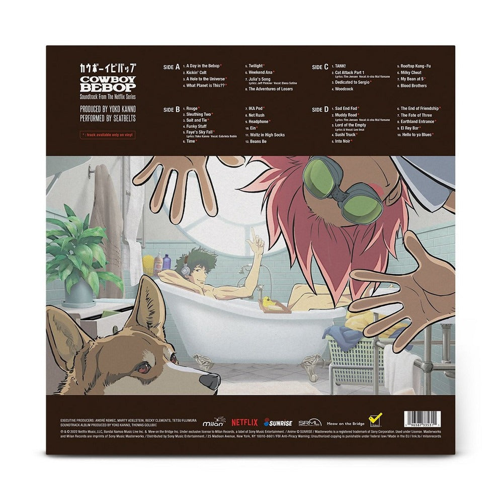 Seatbelts – Cowboy Bebop: Soundtrack From The Netflix Series 2LP (Red & Orange Vinyl, Gatefold)
