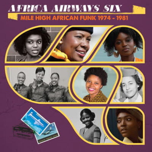 V/A - Africa Airways Six (Mile High African Funk 1974-1981) LP (Compilation, UK Pressing)