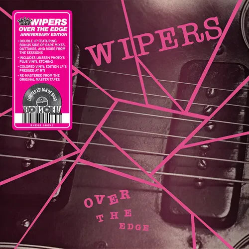 Wipers - Over the Edge 2LP (RSD Exclusive, Clear & Red Colored Vinyl, Gatefold LP Jacket)
