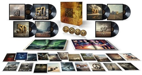 Rush - 50 Super Deluxe 4 CD/ 180gram 7 LP (Oversize Item Split, Deluxe Edition, With CD, 180 Gram Vinyl)