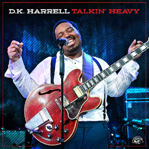 D.K. Harrell - Talkin' Heavy LP (Clear Vinyl, Blue)