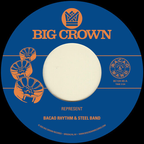 Bacao Rhythm & Steel Band - Represent b/w Juicy Fruit 7"