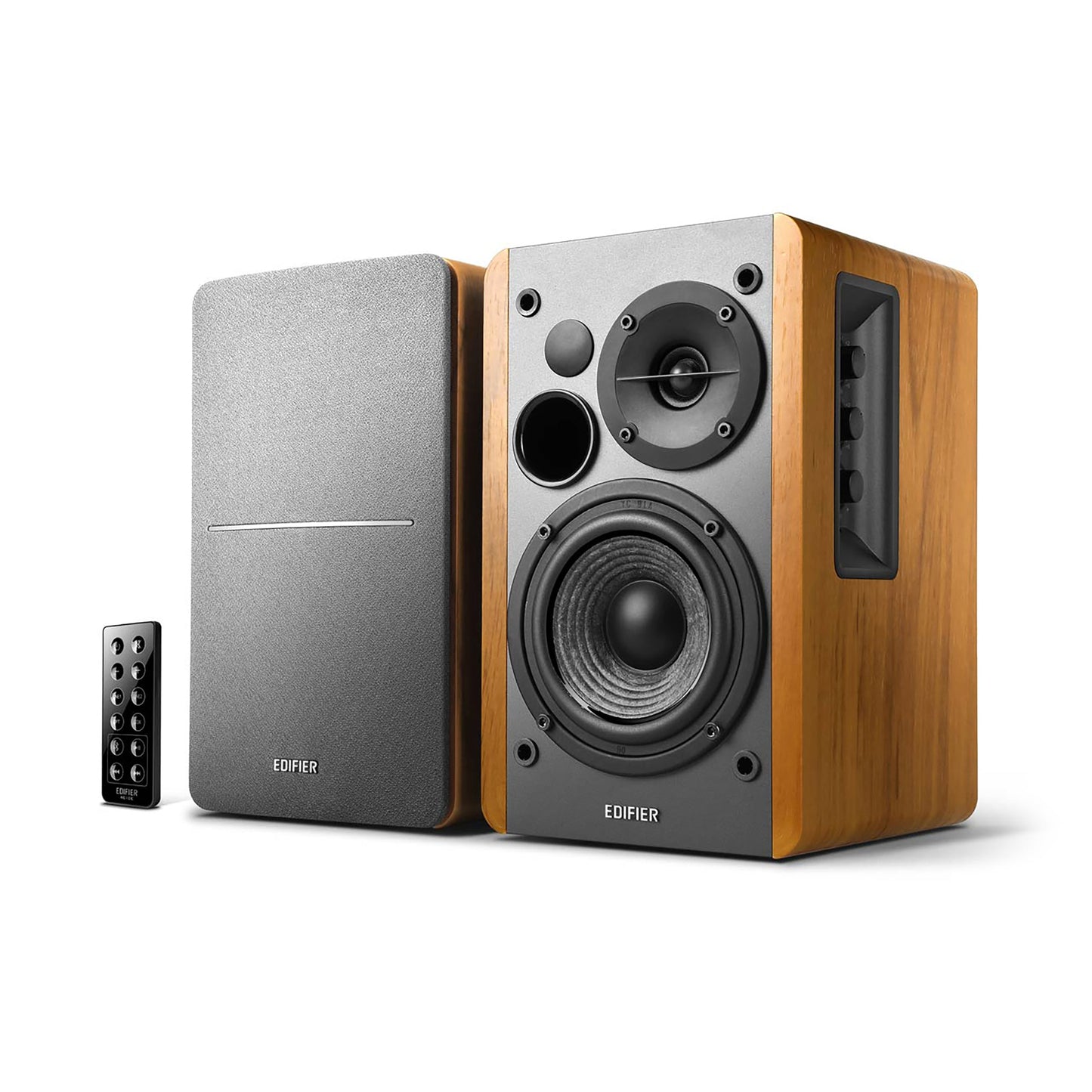 Edifier: R1280DB Powered Speakers w/ Bluetooth - Wood Brown