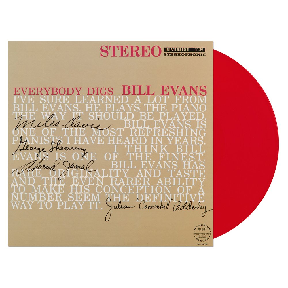 Bill Evans - Everybody Digs Bill Evans LP (180g, Red Vinyl)