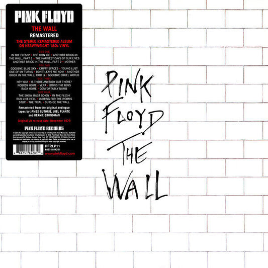 Pink Floyd - The Wall 2LP (Remastered by Bernie Grundman, 180g, Reissue, Gatefold)
