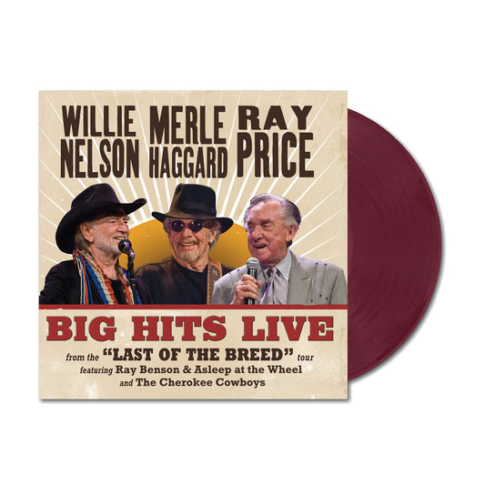 Wille Nelson, Merle Haggard, & Ray Price - Big Hits Live From The Last of the Breed Tour LP (Indie Exclusive)