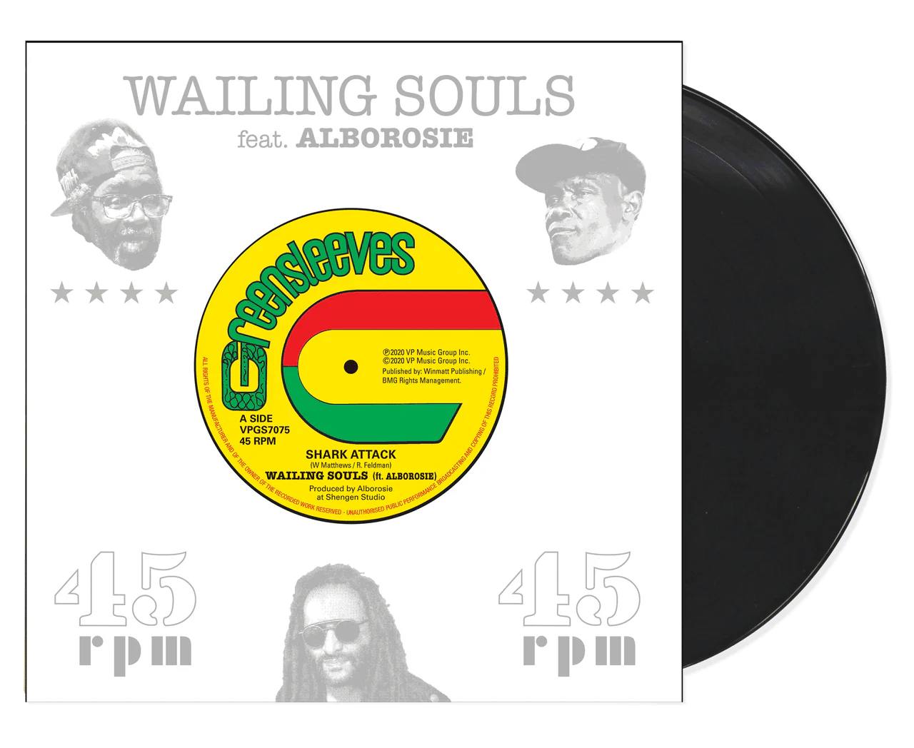 Wailing Souls - Shark Attack b/w Shark Attak Dub 7"